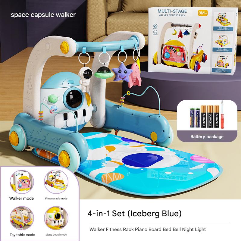 Baby Play Mat Activity Gym, Baby Kick Play Piano Gym Mat Music Light, Tummy Time Toy Mat