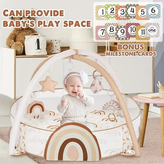 6-in-1 XL Large Baby Gym & Ball Pit, Combination Baby Activity Gym 6-12 Months