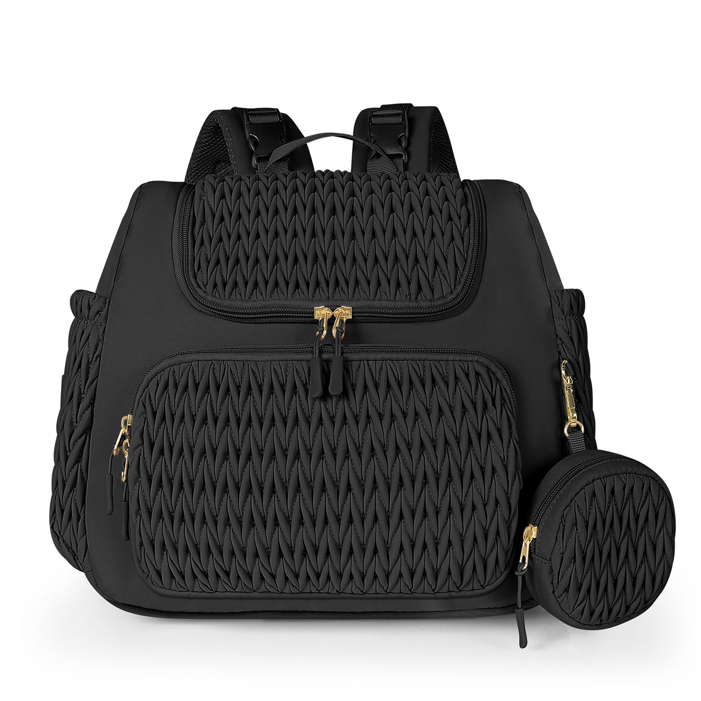 Spacious & Lightweight Diaper Backpack with Insulated Pocket – Large Capacity Baby Bag, Stroller Hooks, Water-Resistant | Perfect for Travel & Everyday