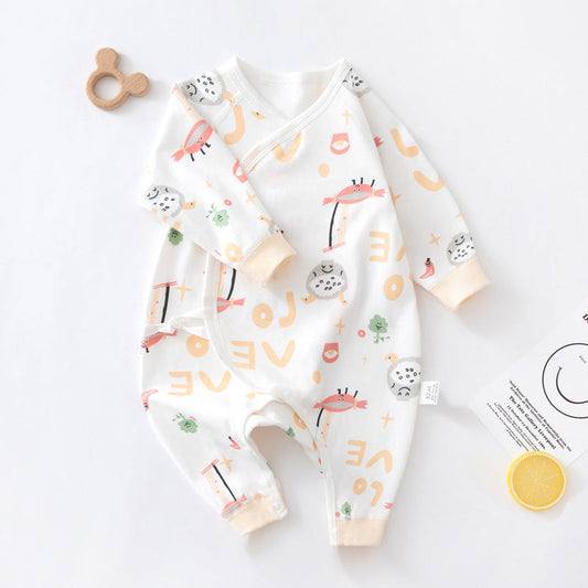 100% Cotton Autumn Newborn Baby Bodysuit -Food Meeting