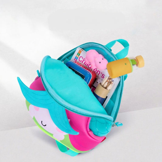 Lightweight Mermaid Backpack for Toddlers - Kids Daypack with Breathable Mesh, Large Capacity & Water-Resistant