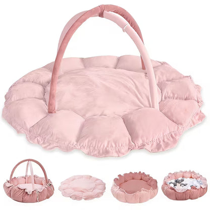 5-in-1 Cloud Plus Baby Play Gym | Ultra Plush Tummy Time Mat