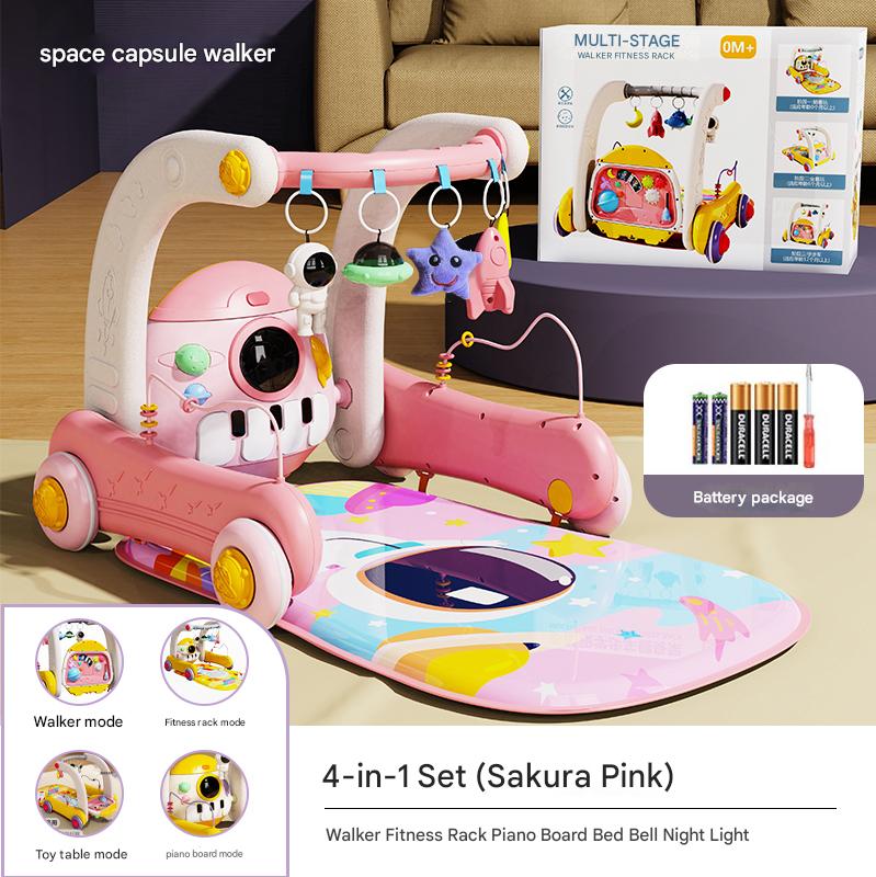 Baby Play Mat Activity Gym, Baby Kick Play Piano Gym Mat Music Light, Tummy Time Toy Mat