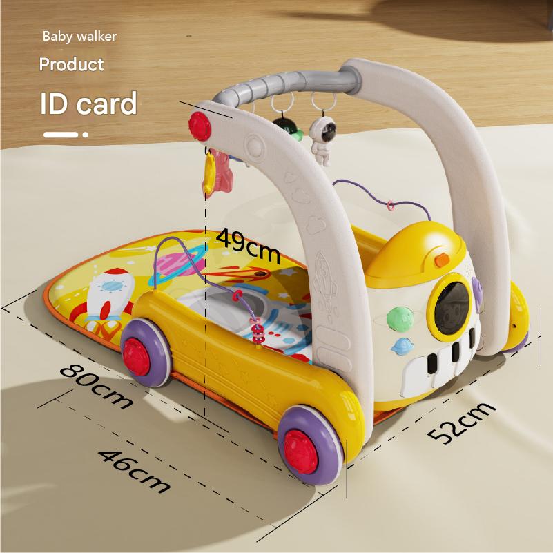 Baby Play Mat Activity Gym, Baby Kick Play Piano Gym Mat Music Light, Tummy Time Toy Mat