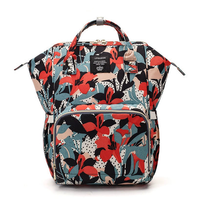 Diaper Bag Backpack for Mom Dad, Maternity Changing Bag Diaper Backpack with Stroller Straps