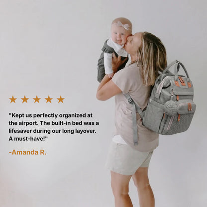 Diaper Bag Backpack with Changing Station, Large Capacity, Newborn Essentials Must Haves