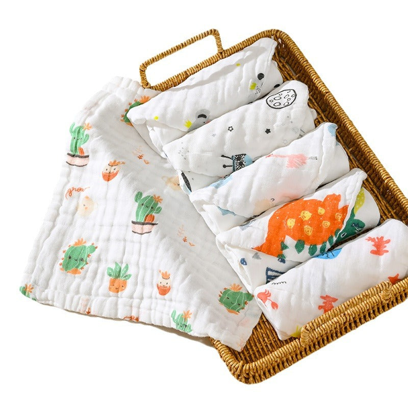 5PCS Baby Face Towels for Newborn with Sensitive Skin