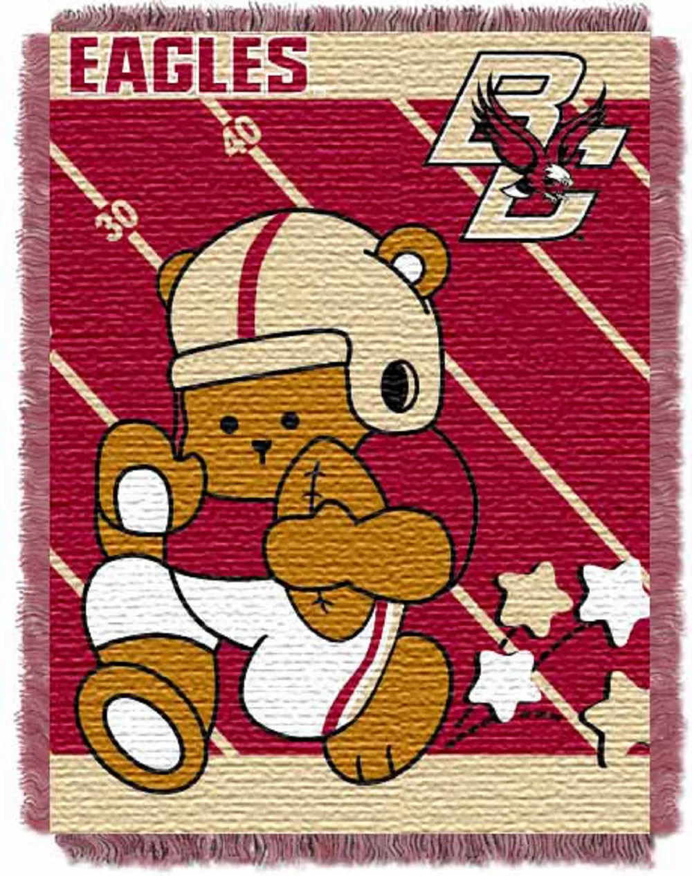 OFFICIAL Collegiate "Half Court" Baby Woven Jacquard Throw