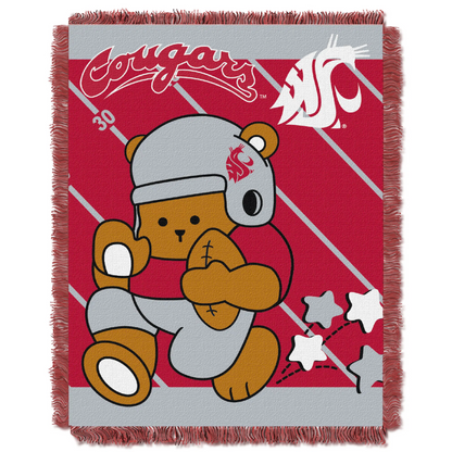 OFFICIAL Collegiate "Half Court" Baby Woven Jacquard Throw