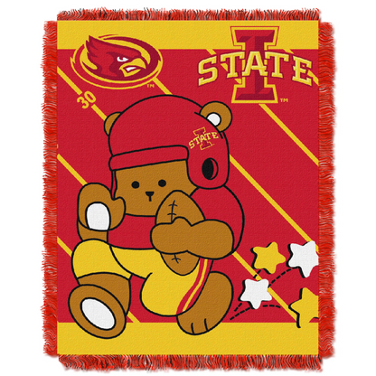 OFFICIAL Collegiate "Half Court" Baby Woven Jacquard Throw