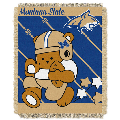 OFFICIAL Collegiate "Half Court" Baby Woven Jacquard Throw
