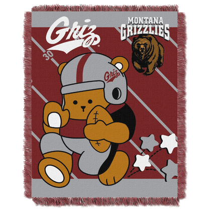 OFFICIAL Collegiate "Half Court" Baby Woven Jacquard Throw