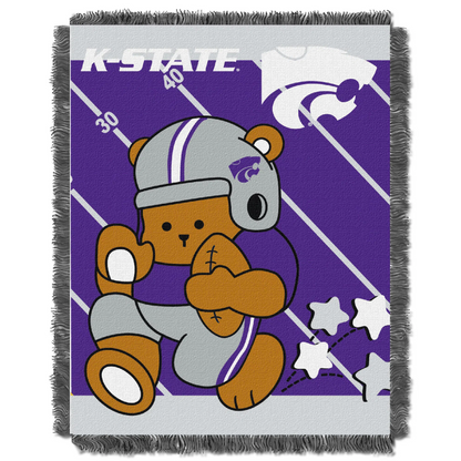 OFFICIAL Collegiate "Half Court" Baby Woven Jacquard Throw