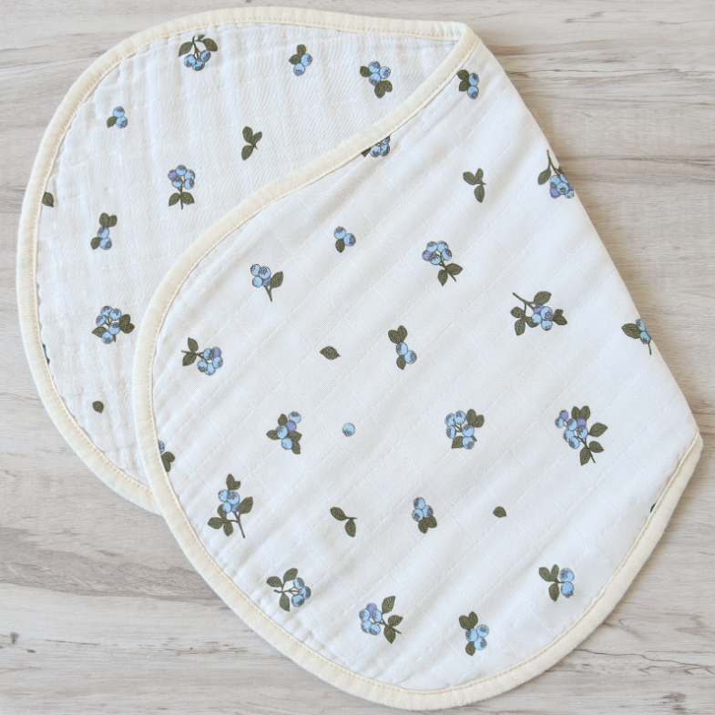 3PCS 6-Layer Gauze Drool Bibs Burp Cloths For Babies