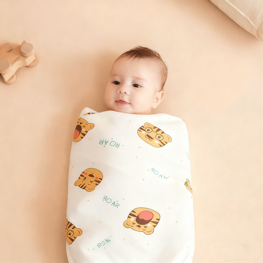 3-Pack Baby Muslin Swaddle Blankets - Ultra Soft Cotton Receiving Blankets