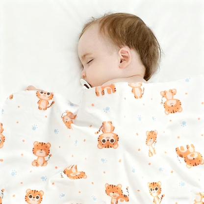 3-Pack Baby Muslin Swaddle Blankets - Ultra Soft Cotton Receiving Blankets