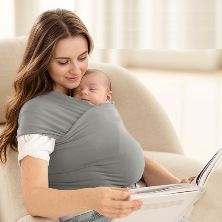 Baby Wrap Carrier – Baby Sling Carrier for Newborns (7–35 lbs),Ideal for Comfortable Bonding, New Parents