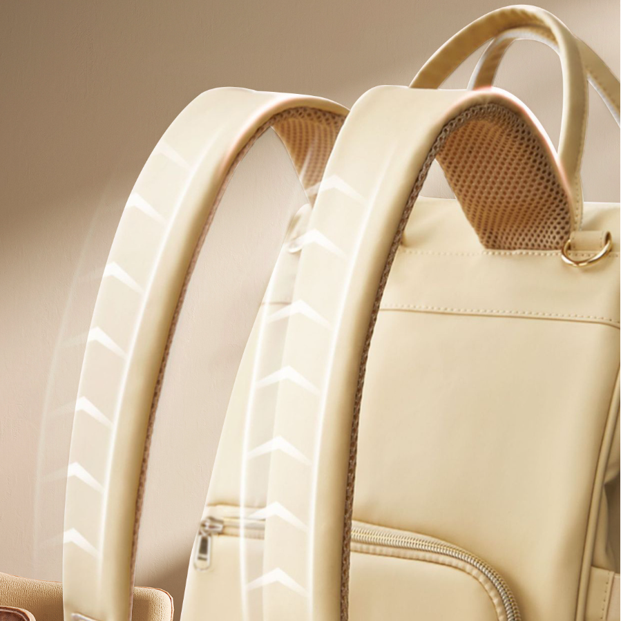 Multi-Functional Diaper Bag , Large Capacity Waterproof Mommy Tote with Insulated Pocket, Quick One-Hand Open Magnetic/Snap Closure