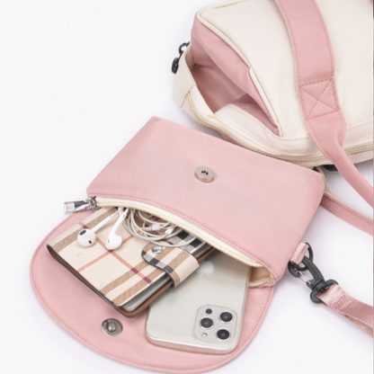 Lightweight Detachable Diaper Bag Backpack -4-in-1 Mommy Bag with Stroller Straps, Waterproof Large Capacity Baby Travel Tote