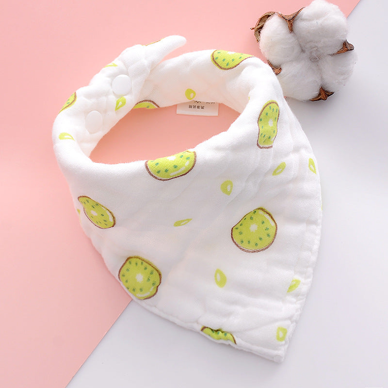 5PCS Newborn Baby Bibs, 100% cotton