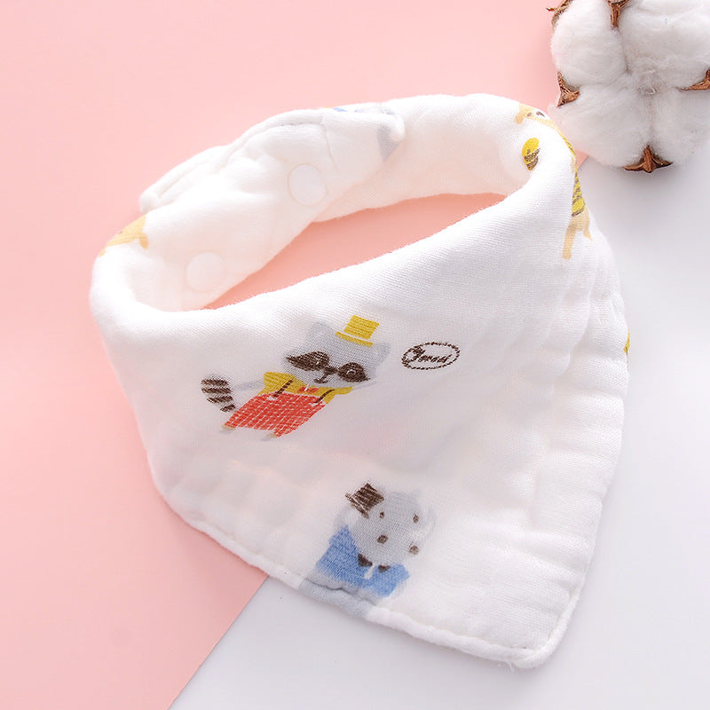 5PCS Newborn Baby Bibs, 100% cotton