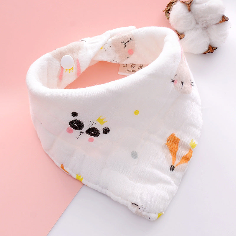 5PCS Newborn Baby Bibs, 100% cotton