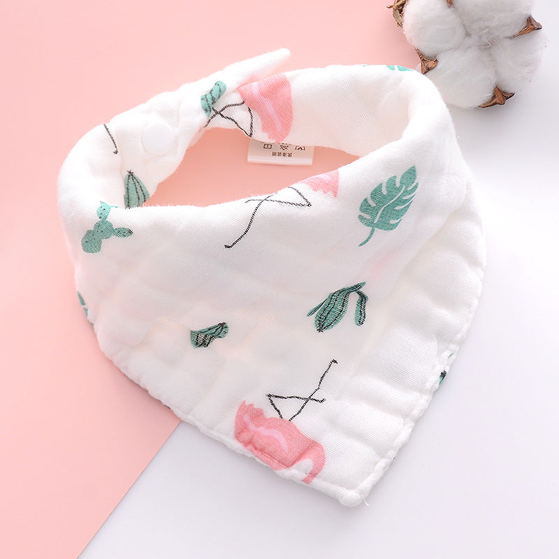5PCS Newborn Baby Bibs, 100% cotton