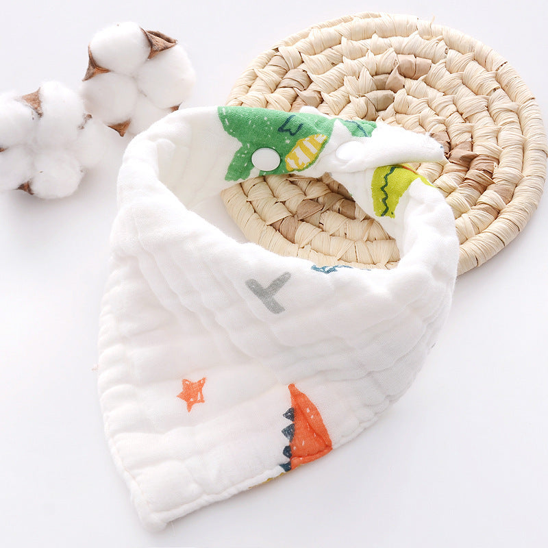 5PCS Newborn Baby Bibs, 100% cotton