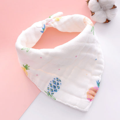 5PCS Newborn Baby Bibs, 100% cotton