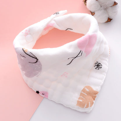 5PCS Newborn Baby Bibs, 100% cotton
