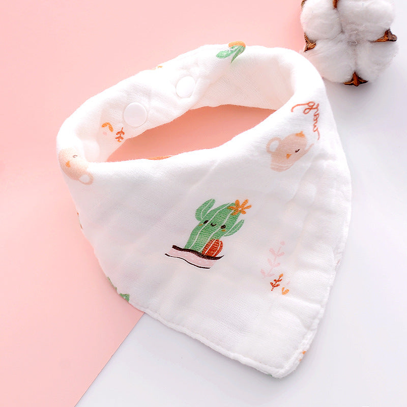 5PCS Newborn Baby Bibs, 100% cotton