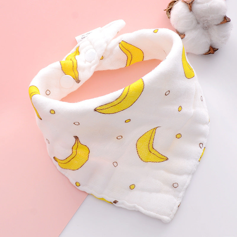 5PCS Newborn Baby Bibs, 100% cotton