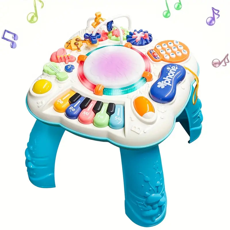 Musical Play Table - Interactive Toddler Activity Center for Cognitive Development