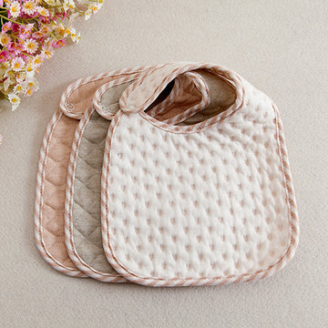 3 PCS U-Shaped Baby Bibs Drool Towels