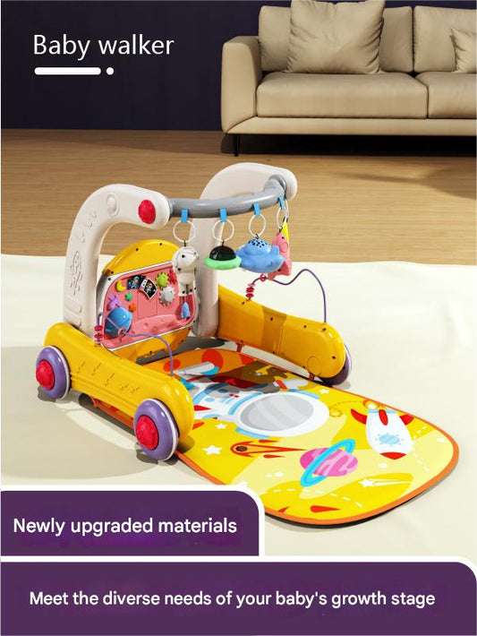 Baby Play Mat Activity Gym, Baby Kick Play Piano Gym Mat Music Light, Tummy Time Toy Mat