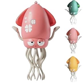 Electric Crawling Octopus Toy with LED Lights & Music, Crazy 8-Leg Action Octopus with Smart Obstacle Avoidance