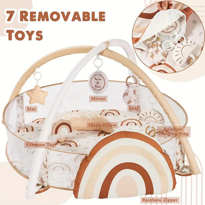 6-in-1 XL Large Baby Gym & Ball Pit, Combination Baby Activity Gym  6-12 Months