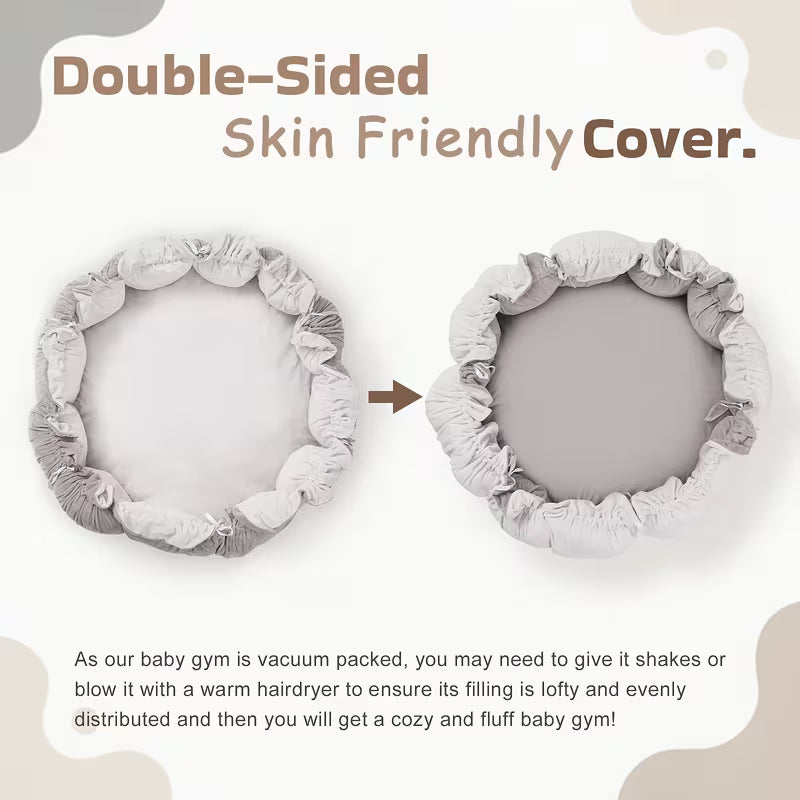 5-in-1 Cloud Plus Baby Play Gym | Ultra Plush Tummy Time Mat