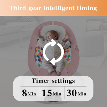 Baby Swing for Infants,Electric Bouncer for Babies ,5 Speeds, Bluetooth Music, Toys