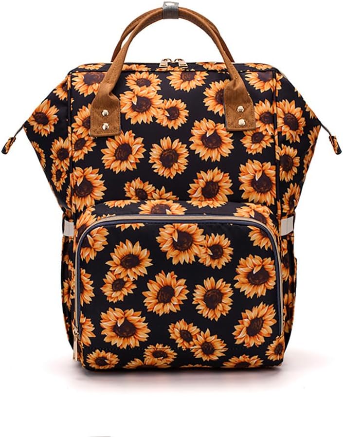 Diaper Bag Backpack for Mom Dad, Maternity Changing Bag Diaper Backpack with Stroller Straps