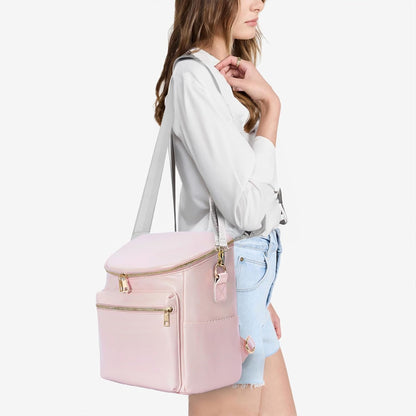 2026 New Diaper Bag Backpack, Fashion Leather Mommy Backpacks, Travel Baby Diaper Bags with in Bag Organizer and Changing Pad