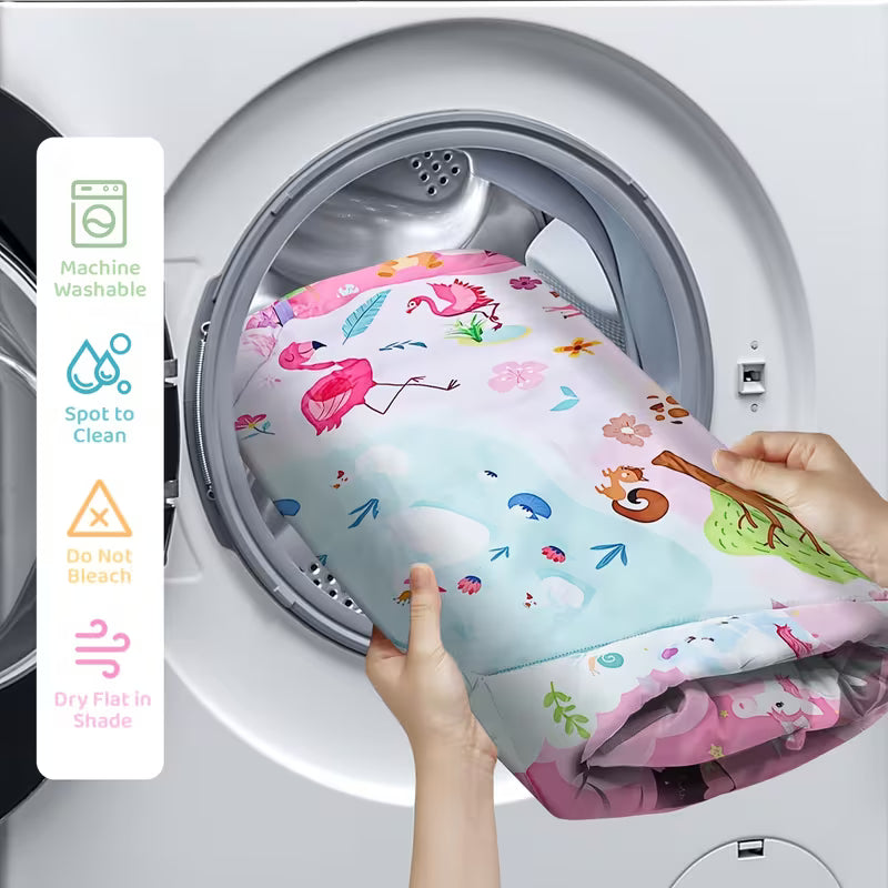 Baby Play & Crawling Mat with 5 Sensory Toys & Exercise Balls, Soft Floor Mat for Newborns And Infants