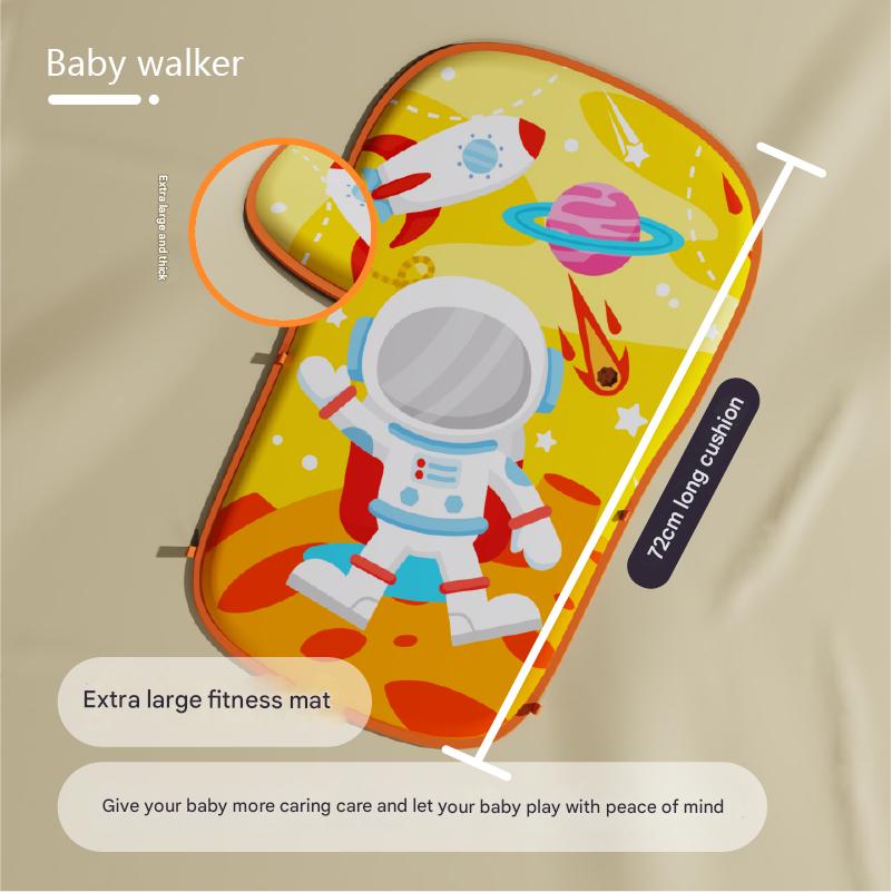 Baby Play Mat Activity Gym, Baby Kick Play Piano Gym Mat Music Light, Tummy Time Toy Mat