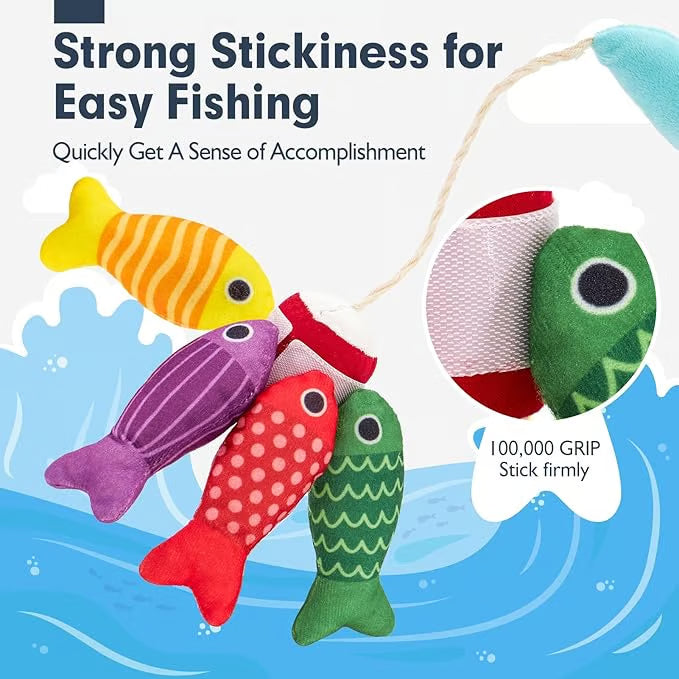 22 Pcs Toddler Fishing Toys Montessori Toys for 1 Year Old Boy Girl Birthday Gift