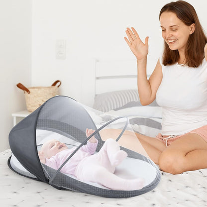 Portable Privacy Pod Blackout Canopy Crib Cover