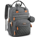 Diaper Bag Backpack -  Multi Function Water Resistant Diaper Bag with Changing Pad, Stroller Straps & Pacifier Case ,Travel Essentials