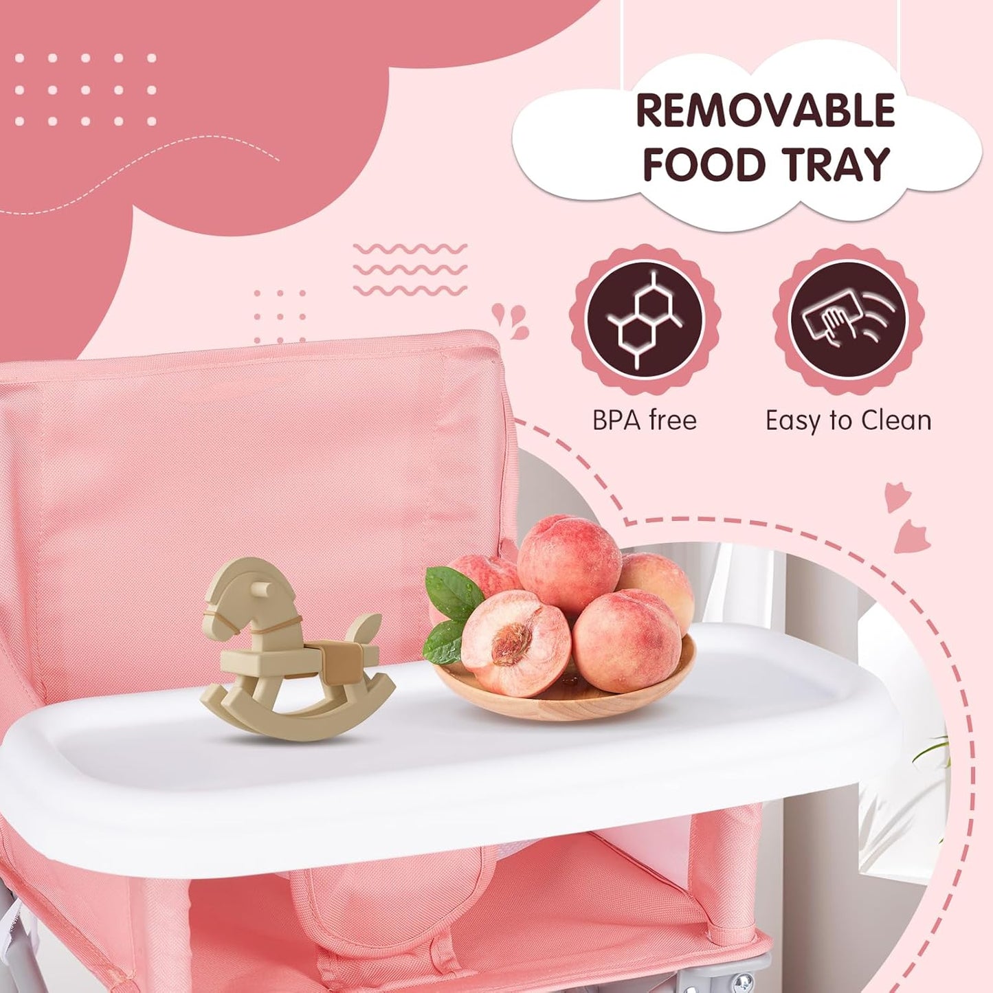Tapis d'éveil et d'activités pour bébé, tapis d'éveil avec 5 jouets amovibles et un coussin, grand tapis sensoriel pour le sol, tapis d'éveil surdimensionné à motif floral