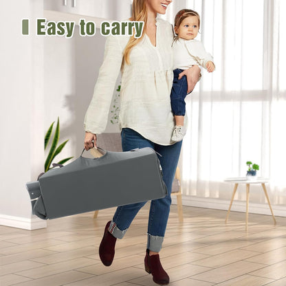 5 in 1 Baby Crib, Bedside Cribs, Pack and Play with Bassinet and Changing Table