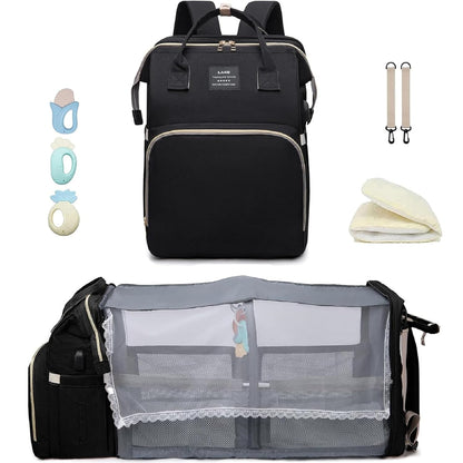 Diaper Bag Backpack with Built-in Changing Station - Best Baby Shower Gift