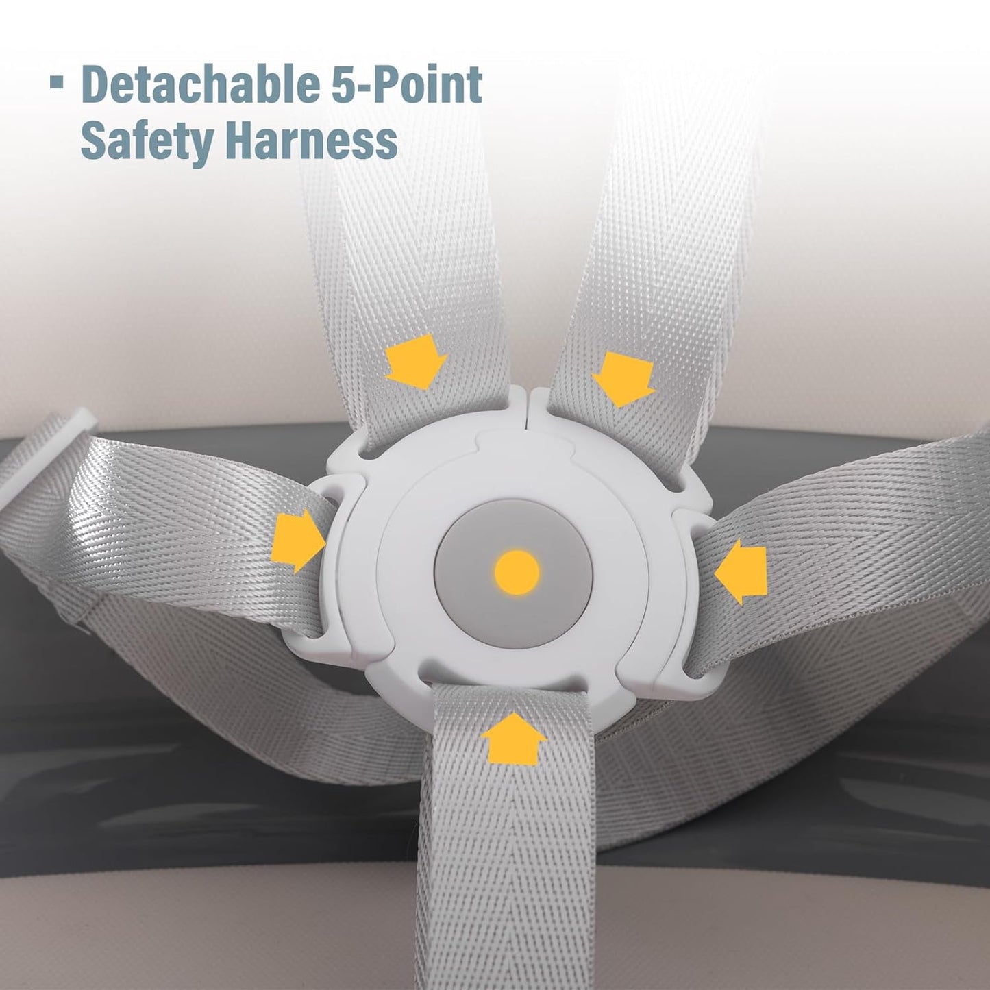 High Chairs for Babies and Toddlers, Portable 3 in 1 High Chair, Adjustable Convertible Compact Infant Baby Feeding Chair Booster with Detachable Double Tray